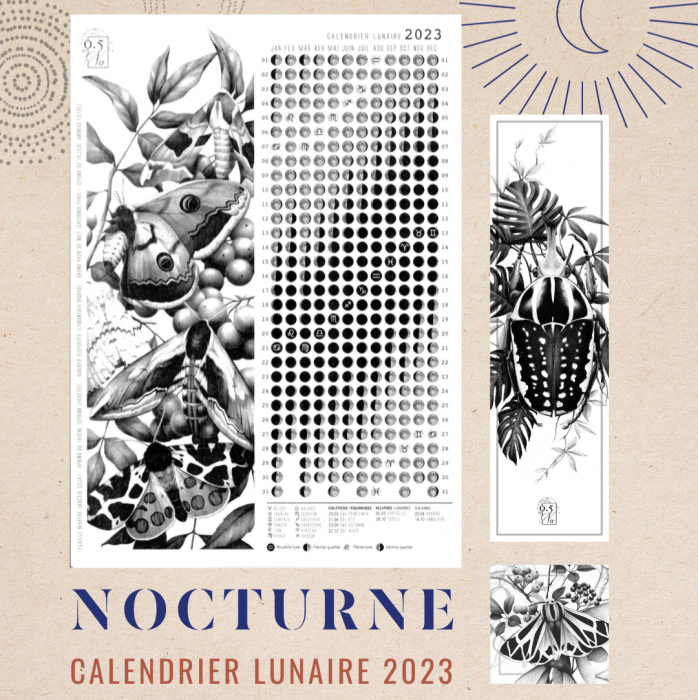 Pack Nocturne 2023 Calendrier Lunaire